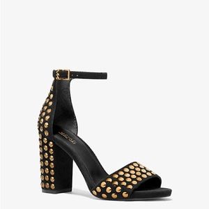 Leela Studded Suede Sandal